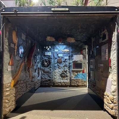 Soil Tunnel Trailer at Sylvester Ranch for Day at the Farm Event