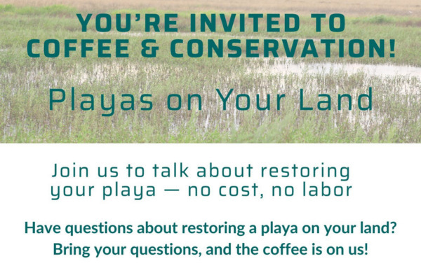 Join the Tomorrow’s Water team to talk about restoring your playa!