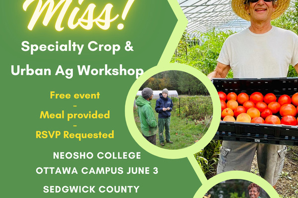 Workshop for Specialty Crop and Urban Grower coming soon