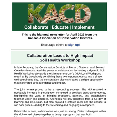 April 2026 Newsletter