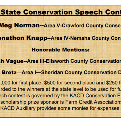 Speech contest winners