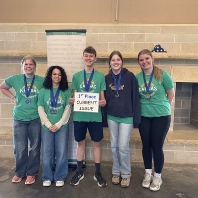 1st place Current Environmental Issues Olathe North