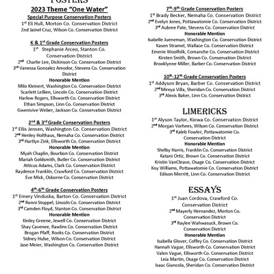 Complete list of 2023 winners