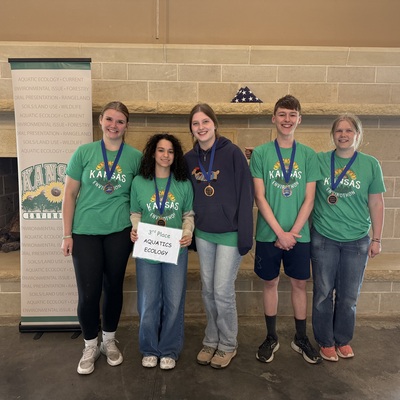 3rd place Aquatics Olathe North