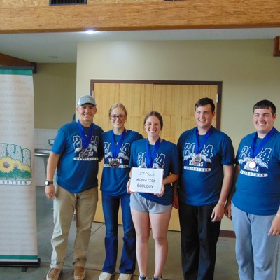 3rd place Aquatics Ecology Holton