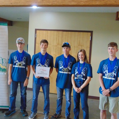 2nd place Oral Presentations St John's Catholic, Beloit